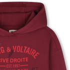 Sudadera con capucha ZADIG & VOLTAIRE 
                    NI&Ntilde;A