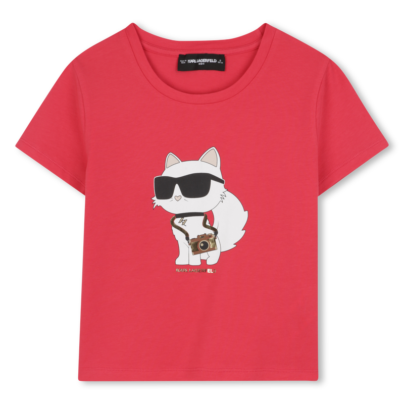 Camiseta de manga corta KARL LARGERFELD KIDS 
                        NIÑA
