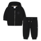 Conjunto de c&aacute;rdigan y pantalones, NEGRO, hi-res