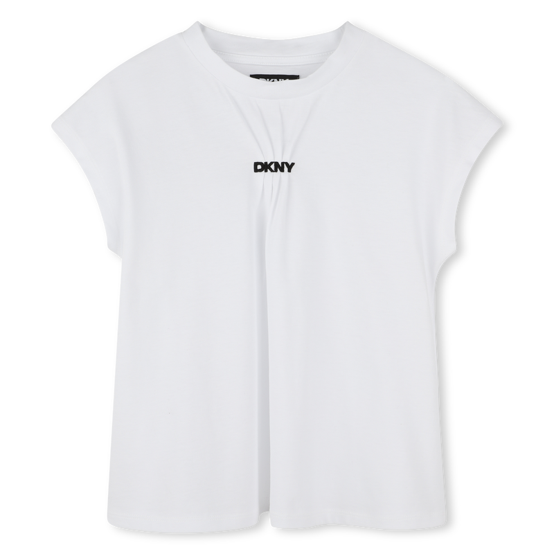 Camiseta holgada de algod&oacute;n DKNY 
                        NI&Ntilde;A