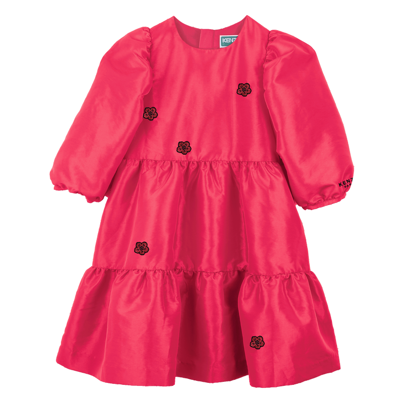 Vestido de tafetán KENZO KIDS 
                        NIÑA
