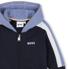 Sudadera jogging con cierre de cremallera BOSS 
                    NI&Ntilde;O