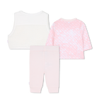 Conjunto de pantal&oacute;n, chaleco y camiseta BOSS 
                    NI&Ntilde;A