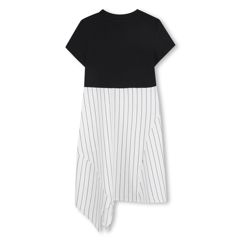 Vestido de ceremonia bimateria DKNY 
                        NI&Ntilde;A