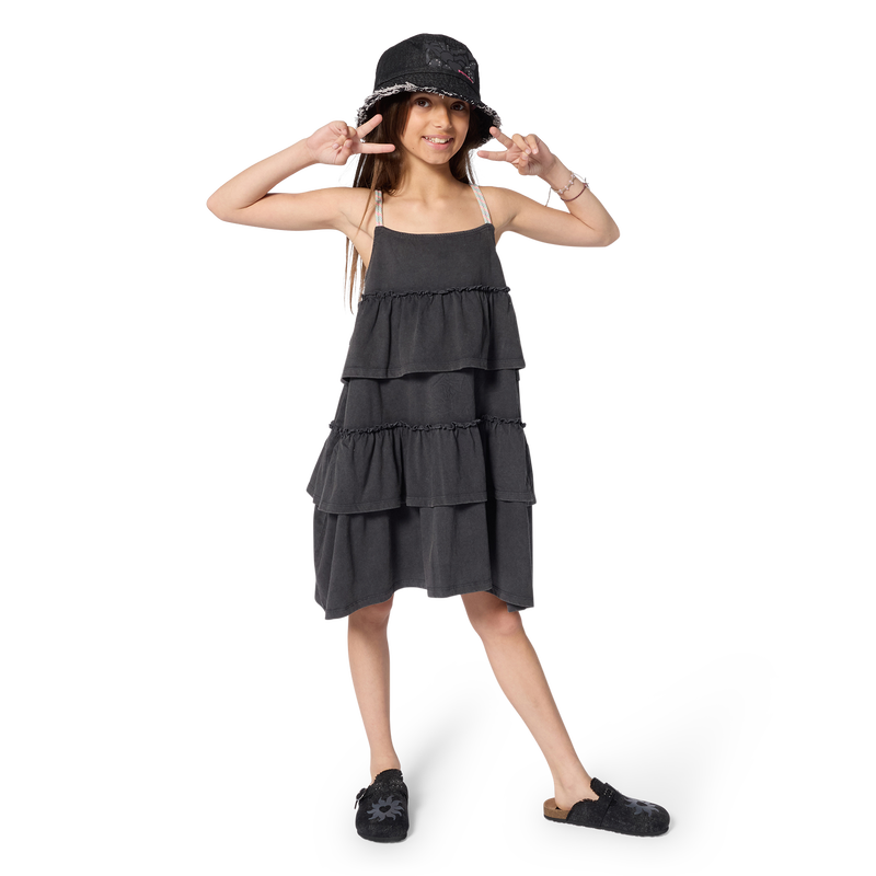 Vestido de tirantes con volantes BILLIEBLUSH 
                        NI&Ntilde;A