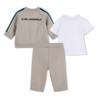 Conjunto de jogger KARL LAGERFELD KIDS 
                    NI&Ntilde;O