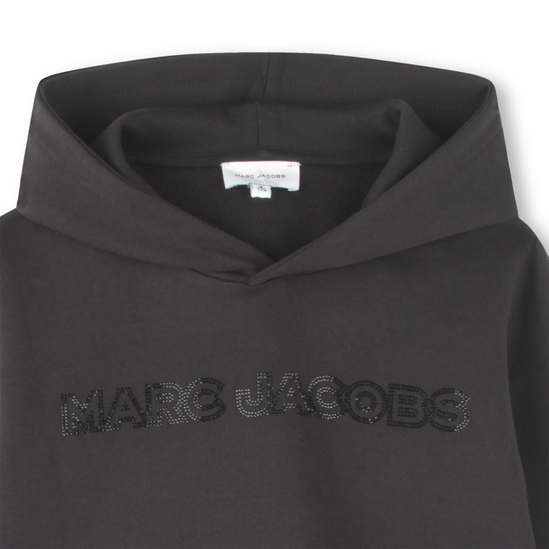Sudadera corta de mulet&oacute;n MARC JACOBS 
                        NI&Ntilde;A