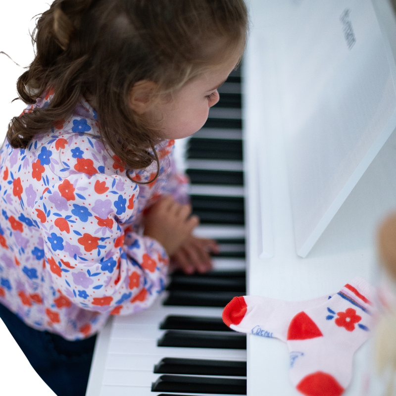 Calcetines altos estampados CARREMENT BEAU 
                        NI&Ntilde;A