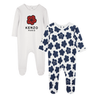 Pack de 2 pijamas de algod&oacute;n KENZO KIDS 
                    UNISEXO