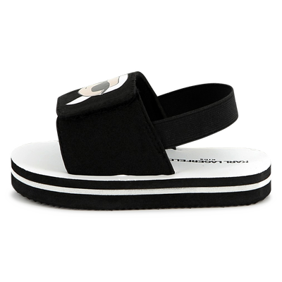 Sandalias ligeras con velcro KARL LAGERFELD KIDS UNISEXO