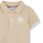 Conjunto polo + bermudas BOSS 
                    NI&Ntilde;O