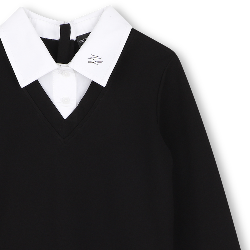 Vestido de manga larga KARL LAGERFELD KIDS 
                        NI&Ntilde;A