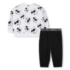 Conjunto de sudadera y pantal&oacute;n KARL LAGERFELD KIDS 
                    NI&Ntilde;A