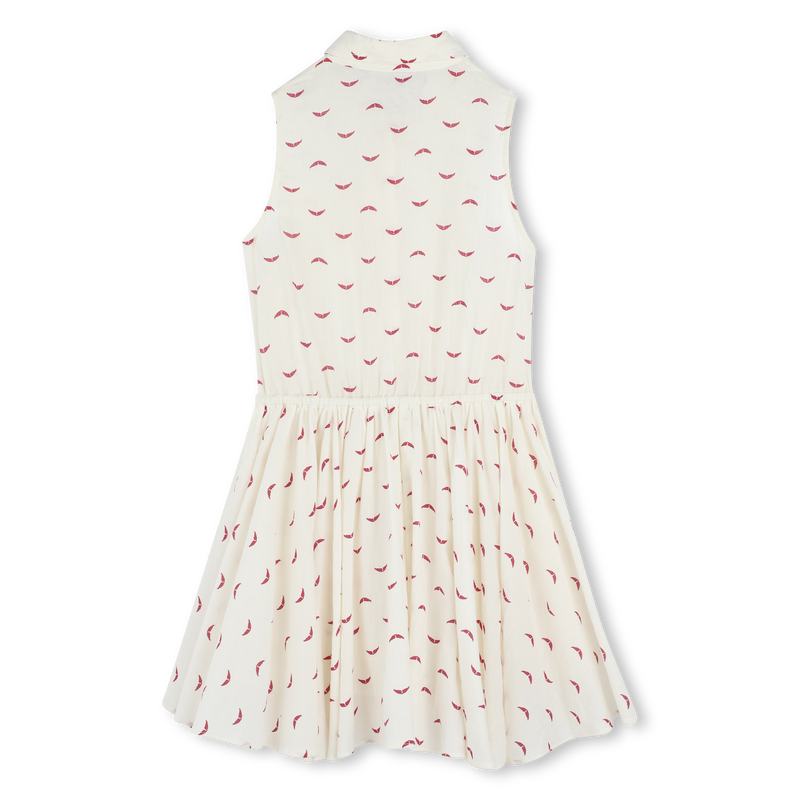 Vestido estampado sin mangas