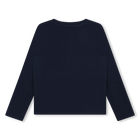 Camiseta manga larga y algod&oacute;n MICHAEL KORS 
                    NI&Ntilde;A