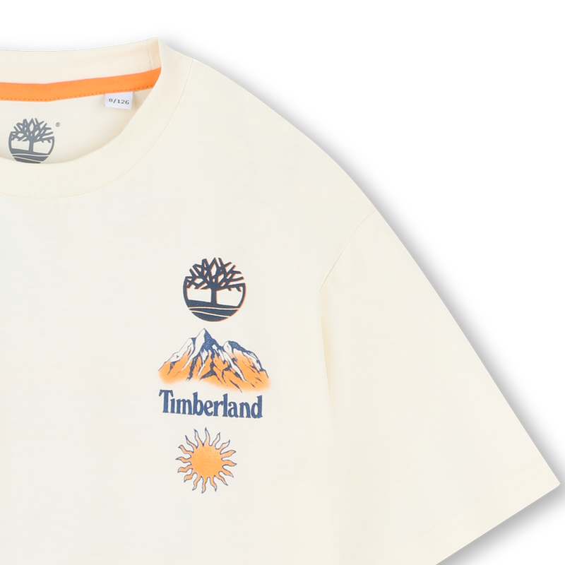Camiseta con estampado monta&ntilde;a TIMBERLAND 
                        NI&Ntilde;O