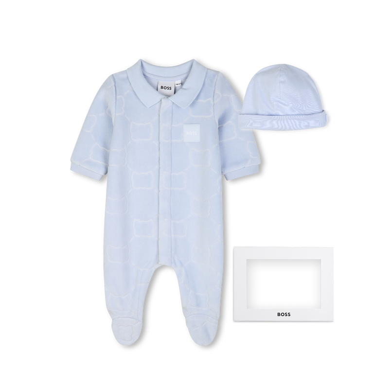 Conjunto de pijama y gorro BOSS 
                        NI&Ntilde;O