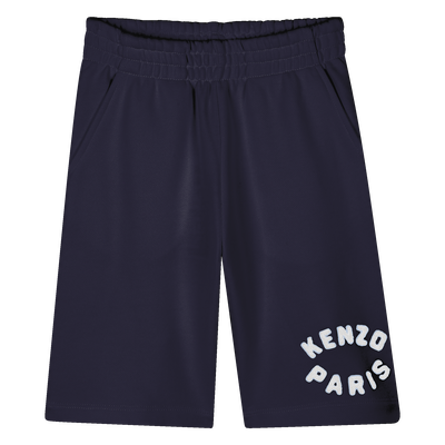 Bermudas mulet&oacute;n de algod&oacute;n KENZO KIDS UNISEXO