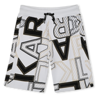 Bermudas de algod&oacute;n estampadas KARL LAGERFELD KIDS 
                    NI&Ntilde;O