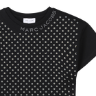 Camiseta de algod&oacute;n con estr&aacute;s MARC JACOBS 
                    NI&Ntilde;A