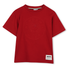 Camiseta de mangas cortas, ROJO CEREZA, hi-res