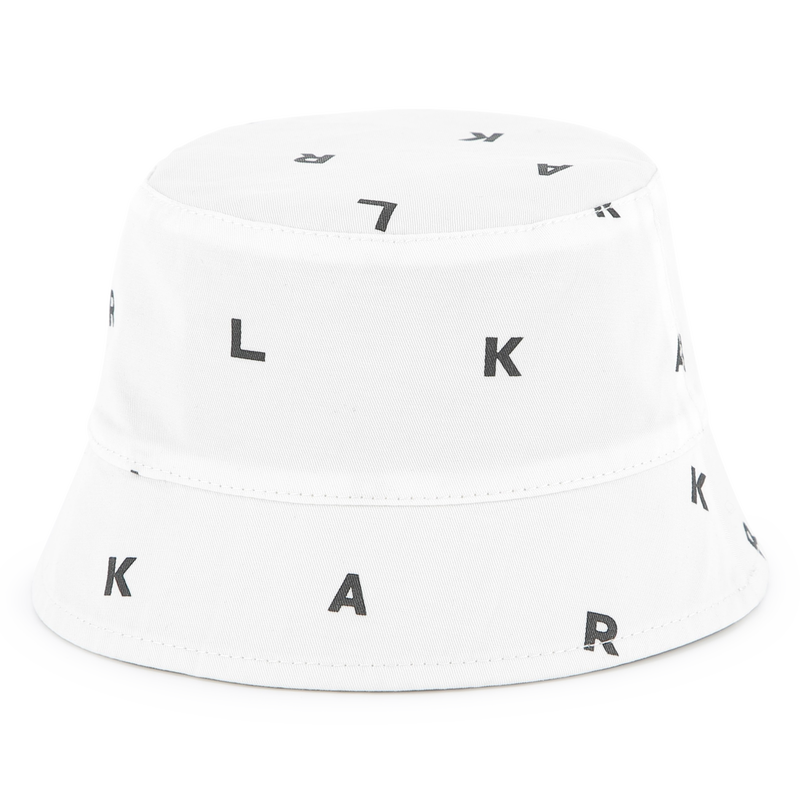 Gorro reversible de sarga KARL LAGERFELD KIDS 
                        NI&Ntilde;O
