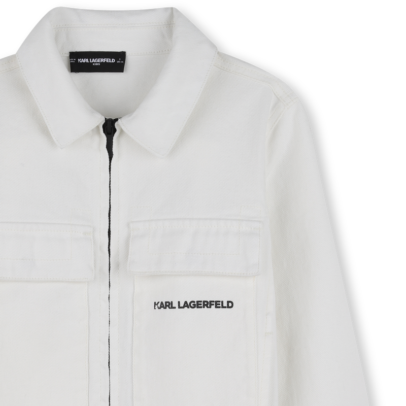 CHAQUETA VAQUERA CON CREMALLERA KARL LARGERFELD KIDS 
                        NIÑO