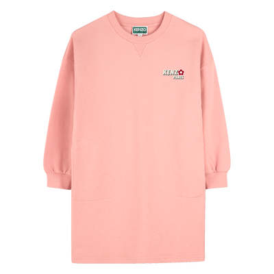 Vestido con bolsillos delanteros KENZO KIDS NI&Ntilde;A