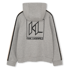 Sudadera con capucha con cremallera KARL LAGERFELD KIDS 
                    NI&Ntilde;O