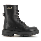 Bota de cordones a media ca&ntilde;a en piel de vacuno KARL LAGERFELD KIDS 
                    NI&Ntilde;A