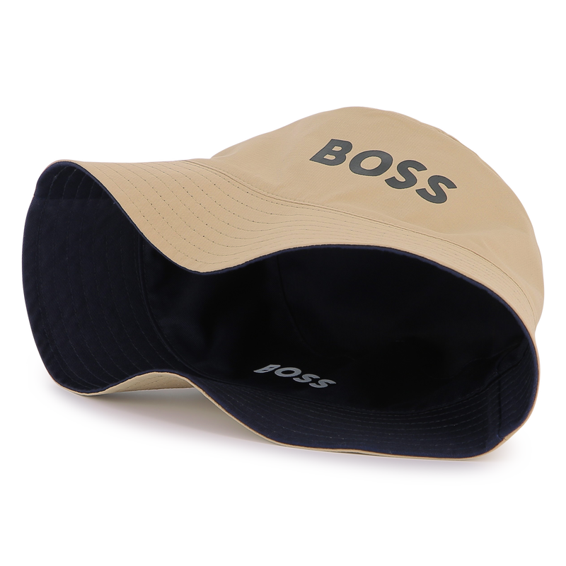 Gorro bimaterial reversible BOSS 
                        NI&Ntilde;O