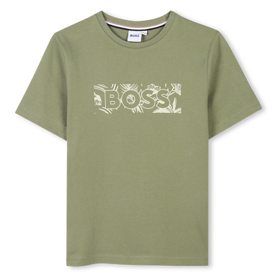 Camiseta algod&oacute;n manga corta BOSS NI&Ntilde;O