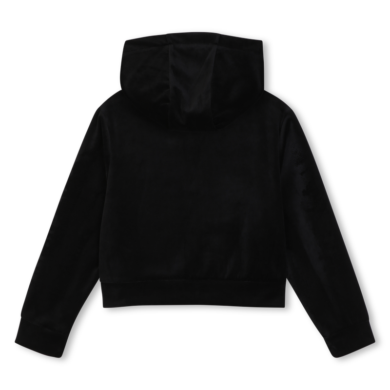 C&aacute;rdigan de terciopelo con capucha SONIA RYKIEL 
                        NI&Ntilde;A