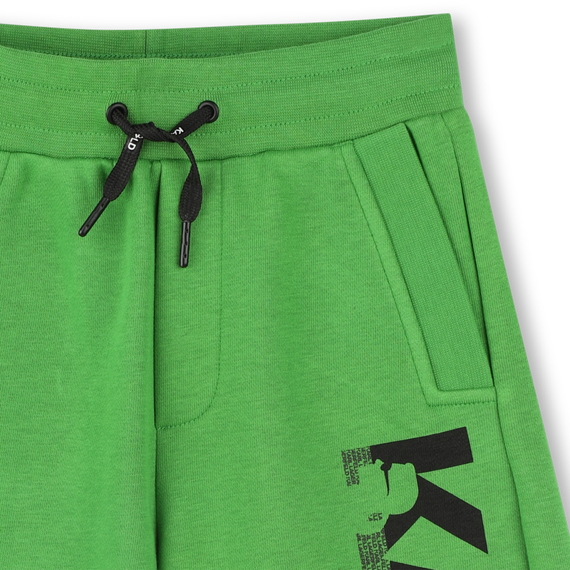 Bermudas el&aacute;sticas de algod&oacute;n KARL LAGERFELD KIDS 
                        NI&Ntilde;O