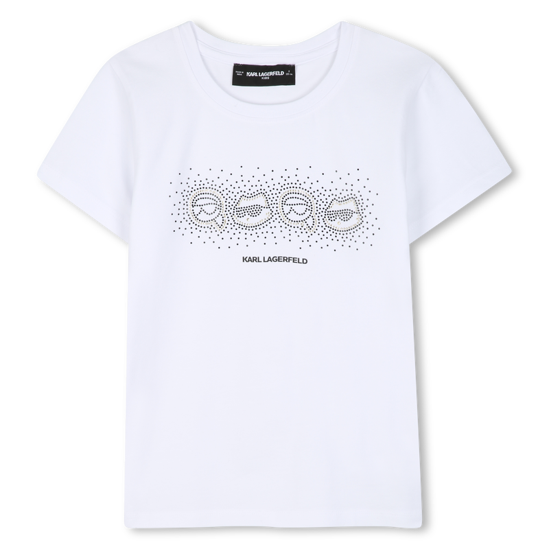 Camiseta de mangas cortas KARL LAGERFELD KIDS 
                        NI&Ntilde;A