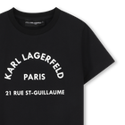 Camiseta de mangas cortas KARL LAGERFELD KIDS 
                    NI&Ntilde;O