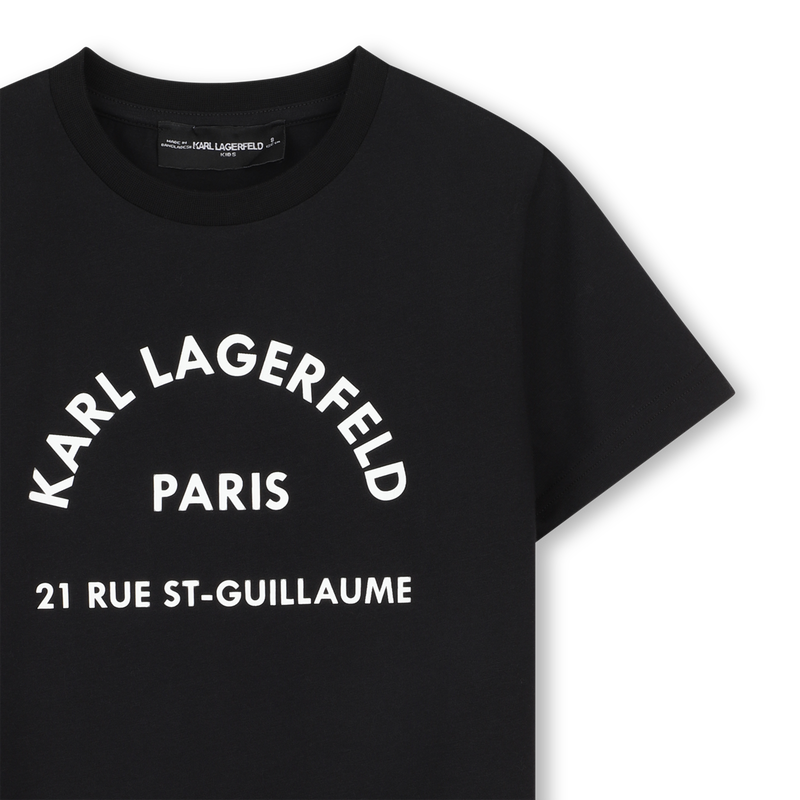 Camiseta de mangas cortas KARL LAGERFELD KIDS 
                        NI&Ntilde;O