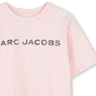 Camiseta de algod&oacute;n con estr&aacute;s MARC JACOBS 
                    NI&Ntilde;A