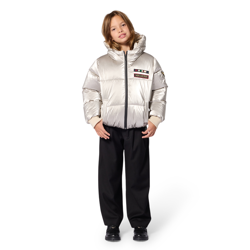 Chaqueta acolchada con capucha ZADIG & VOLTAIRE 
                        NI&Ntilde;A