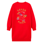 Vestido recto con bordados KENZO KIDS 
                    NI&Ntilde;A