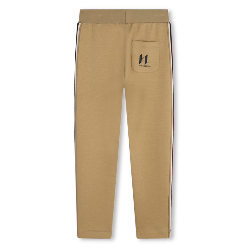 Pantal&oacute;n de ch&aacute;ndal con bandas KARL LAGERFELD KIDS 
                        NI&Ntilde;O