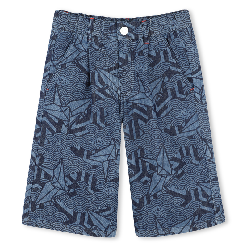 Bermudas vaqueras estampadas KENZO KIDS 
                        NI&Ntilde;O