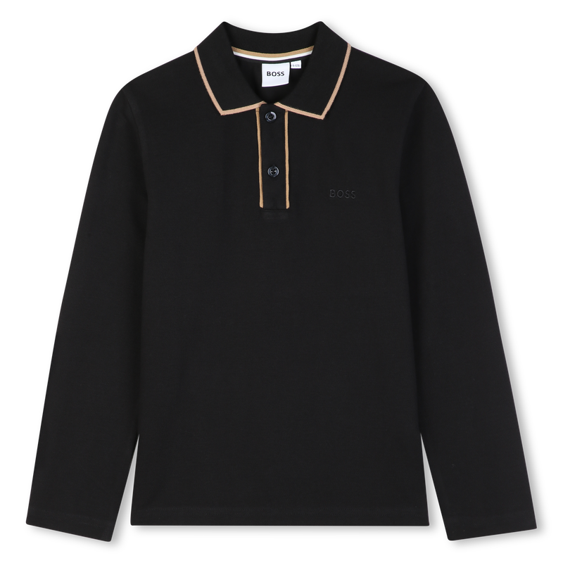 Polo de manga larga BOSS 
                        NI&Ntilde;O