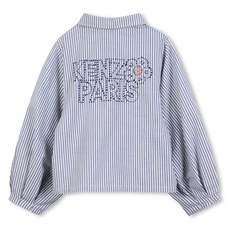 Blusa de algod&oacute;n a rayas KENZO KIDS 
                        NI&Ntilde;A
