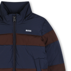 Chaqueta acolchada con capucha BOSS 
                    NI&Ntilde;O