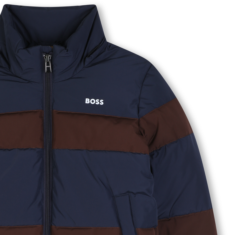 Chaqueta acolchada con capucha BOSS 
                        NI&Ntilde;O