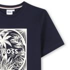 Camiseta algod&oacute;n manga corta BOSS 
                    NI&Ntilde;O