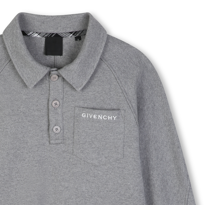 Polo de manga larga GIVENCHY 
                        NI&Ntilde;O