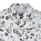 Chaqueta a rayas y estampada MARC JACOBS 
                    NI&Ntilde;O