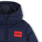Chaqueta acolchada con capucha HUGO 
                    NI&Ntilde;O